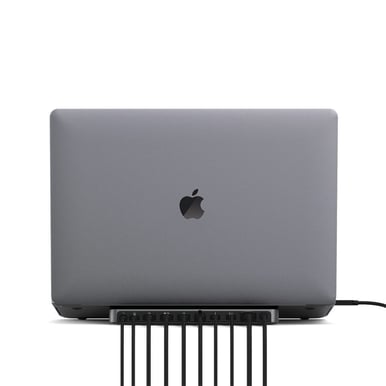 Brydge Stone Pro USB-C Dockningsstation Thunderbolt 3 10 portar Rymdgrå