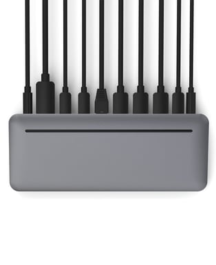 Brydge Stone Pro USB-C Dockningsstation Thunderbolt 3 10 portar Rymdgrå