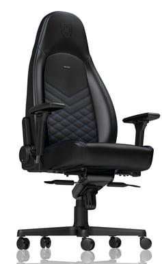 noblechairs ICON Svart/Blå