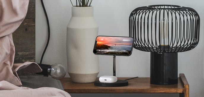 Belkin Magsafe Pro 15W Trådlös 2-i-1 laddare svart