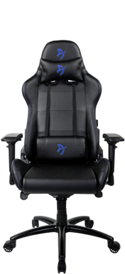 Arozzi Verona Signature Black PU - Blue Logo