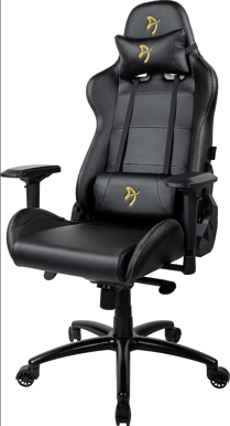 Arozzi Verona Signature Black PU - Gold Logo