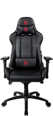 Arozzi Verona Signature Black PU - Red Logo