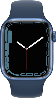 Apple Watch Series 7 (41mm) Aluminium Blå Sport