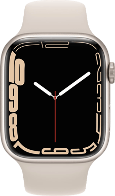 Apple Watch Series 7 (45mm) Aluminium Stjärnglans Sport