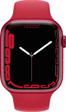 Apple Watch Series 7 (45mm) Aluminium Röd Sport