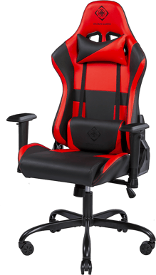 DELTACO Gaming DC210R - Gamingstol Svart/Röd