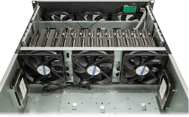 Inter-Tech 4U 4F28  Mining Rack