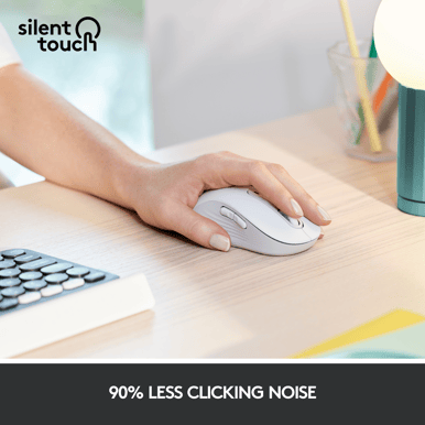 Logitech M650 L Wireless Off-White Vänster