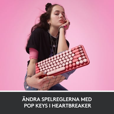 Logitech POP Keys - Rosa