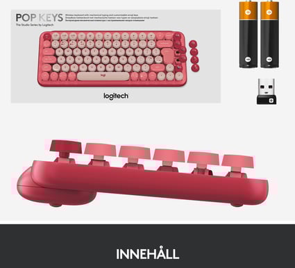 Logitech POP Keys - Rosa