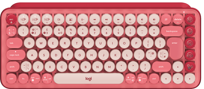 Logitech POP Keys - Rosa