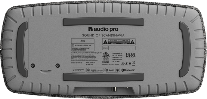 Audio Pro A15 Mörkgrå