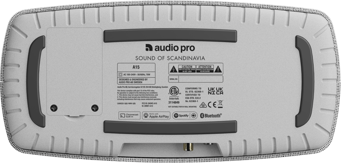Audio Pro A15 Ljusgrå