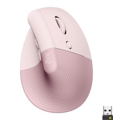 Logitech Lift Vertical Rosa
