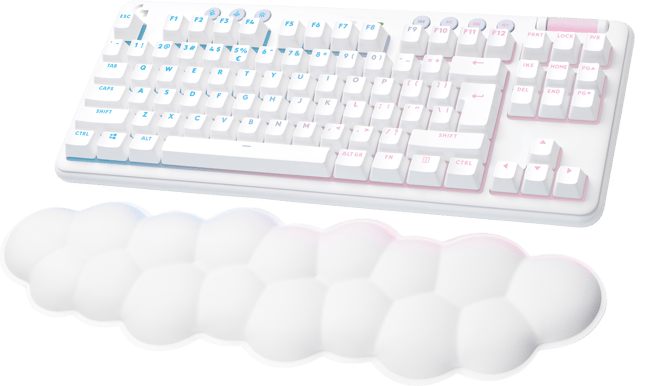 Logitech G715 Wireless Gaming Keyboard TKL Vit Linear