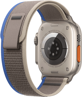 Apple Watch Ultra (49mm) Titanboett Blå/grå Terrängloop M/L