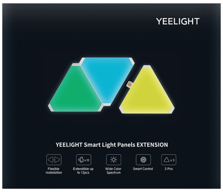 Yeelight Smart Light Panels Expansion 3 paneler