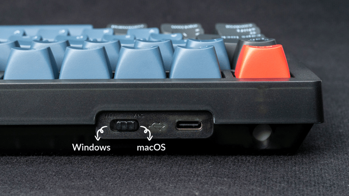 Keychron V3 TKL Knob Pro Red Switch Frosted Black QMK/VIA