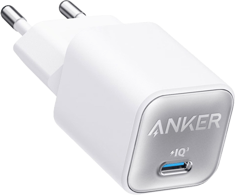 Anker Nano III 30W, USB-C, Vit