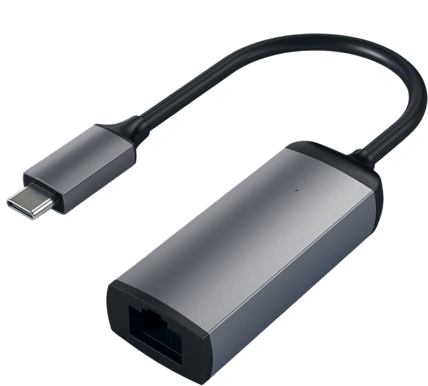 Satechi USB-C->Gigabit Ethernet, Rymdgrå