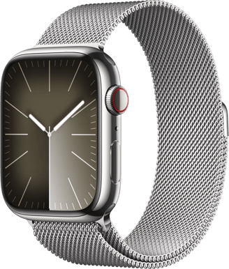 Apple Watch Series 9 (45mm) Stål Loop Silver LTE