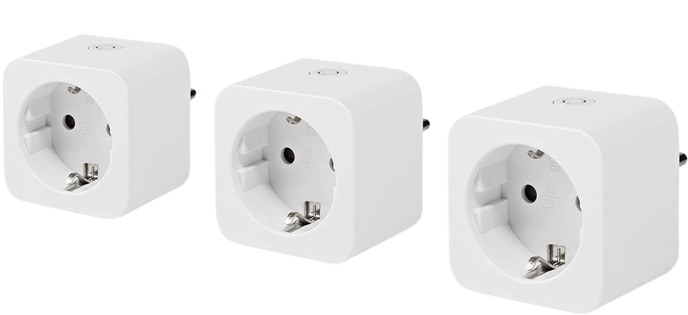 Nedis SmartLife Smart Plug med Energimätning (3680W) 3-pack