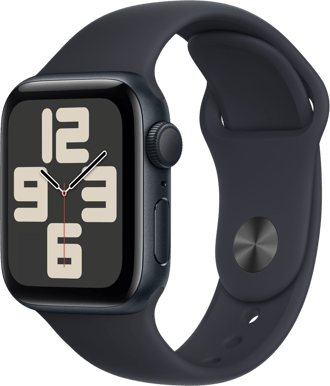 Apple Watch SE 2022 (40mm) Aluminium Sport S/M Midnatt