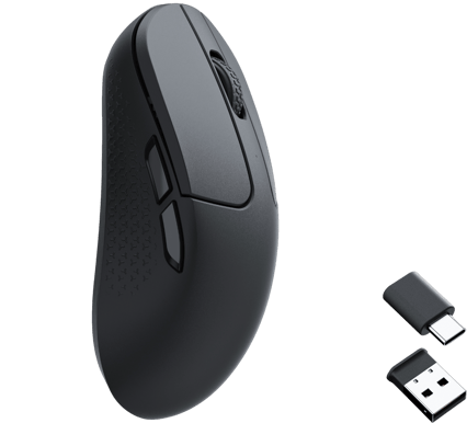 Keychron M3 Mini 4K Hz Wireless Svart