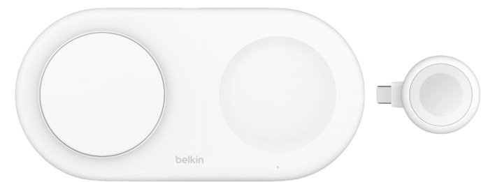 Belkin Pro Qi2 3-in-1 Trådlös laddare 15 W Vit