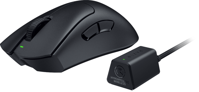 Razer DeathAdder V3 Pro Svart + Hyperpolling wireless dongle