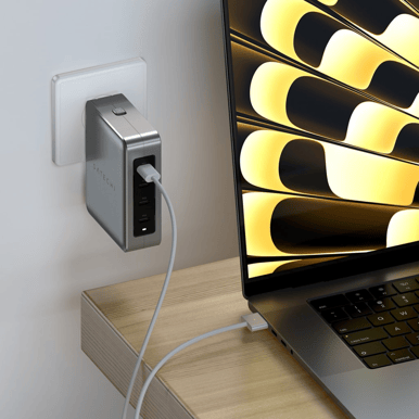 Satechi Reseladdare GaN USB-C 145W 4 uttag