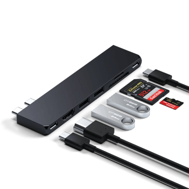 Satechi USB-C Pro Hub Slim - Midnattsblå