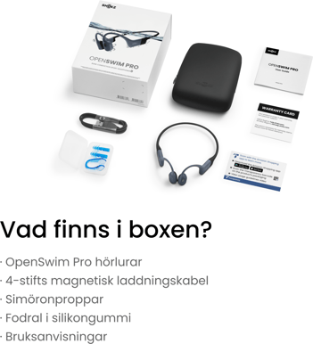 Shokz OpenSwim Pro Grå