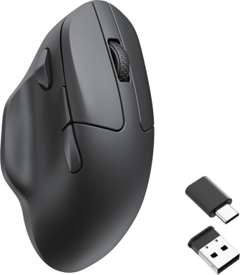 Keychron M7 Ergonomic Wireless Svart