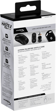 HyperX Pulsefire Haste 2 Core Wireless  Svart