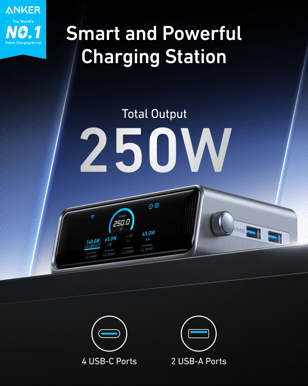 Anker Prime 250W GaN Desktop Charger