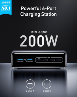 Anker Prime 200W GaN Desktop Charger