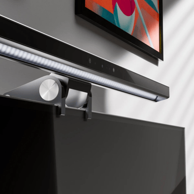 ALOGIC Illuminate Light Bar med 4k Webbkamera - rymdgrå