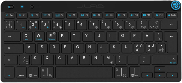 JLAB Go Tangentbord Svart