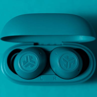 JLAB JBuds Go Pop ANC True Wireless Cyan