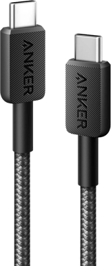 Anker 322  USB-C to C, 1.8m, Svart