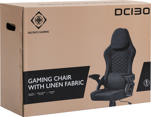 DELTACO Gaming DC130 Gamingstol Svart