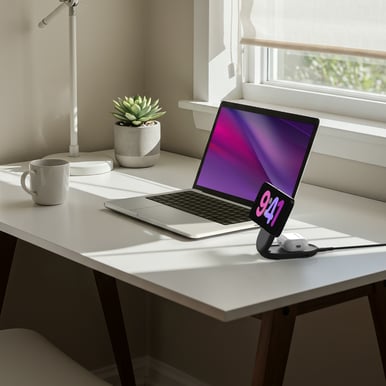 Belkin UltraCharge 2-i-1 hopfällbar magnetisk laddare med Qi2 25W - Svart