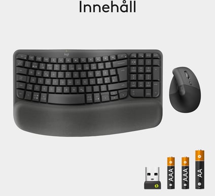 Logitech Wave Keys & Lift Combo - Graphite