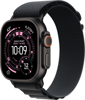 Apple Watch Ultra 3 (49mm) M Titan Bergsloop Svart