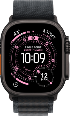 Apple Watch Ultra 3 (49mm) L Titan Bergsloop Svart