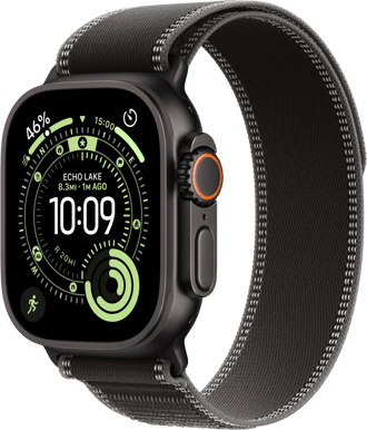 Apple Watch Ultra 3 (49mm) S/M Titan Terrängloop Svart