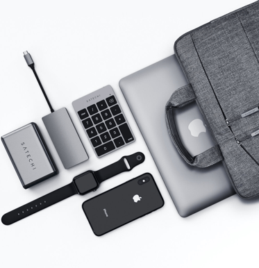 Satechi Slim Wireless Keypad - Rymdgrå
