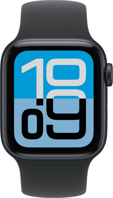 Apple Watch SE 3 (44mm) Aluminium Sport M/L Midnatt